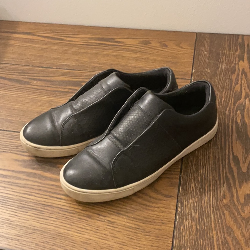 Aldo Black Leather Sneakers sz 7.5